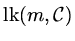 $ \operatorname{lk}(m,\c )$