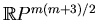 $ \mathbb{R}P^{m(m+3)/2}$