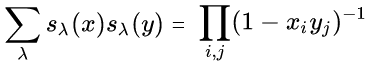 Cauchy identity