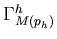 $ \Gamma ^h_{M(p_{h})}$